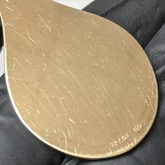 Vintage Tiger's Eye Statement Necklace Stamped 12K Gold Filled - Picture 5 of 6